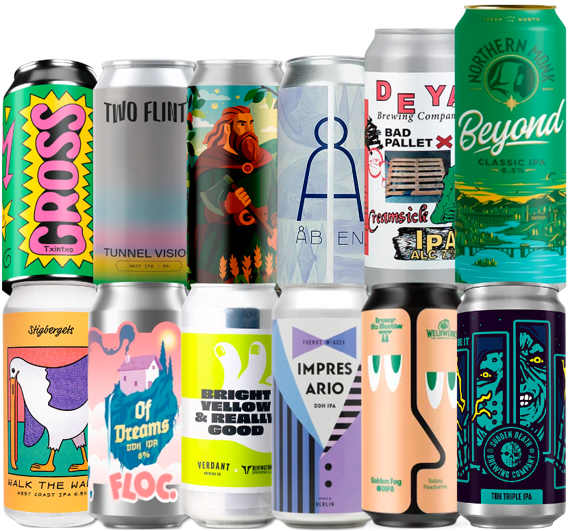 IPA Mix "Plus" Smagekasse (12 stk.) (Gns. 41,5 Kr. Pr. Øl)