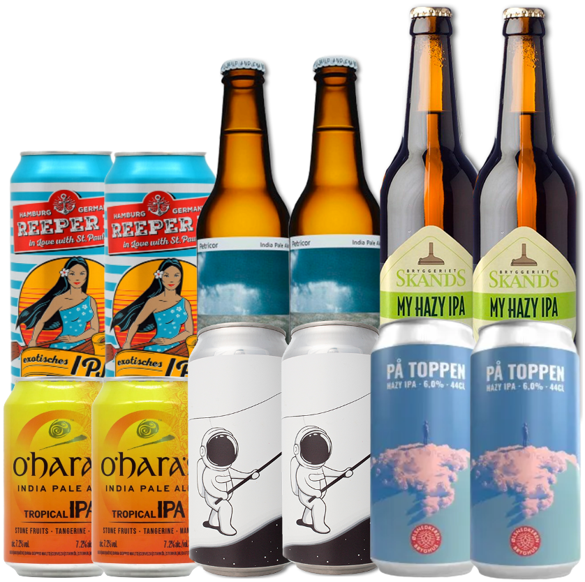 IPA Mix Smagekasse (12 stk.) (Gns. 24,5 kr. pr. øl)