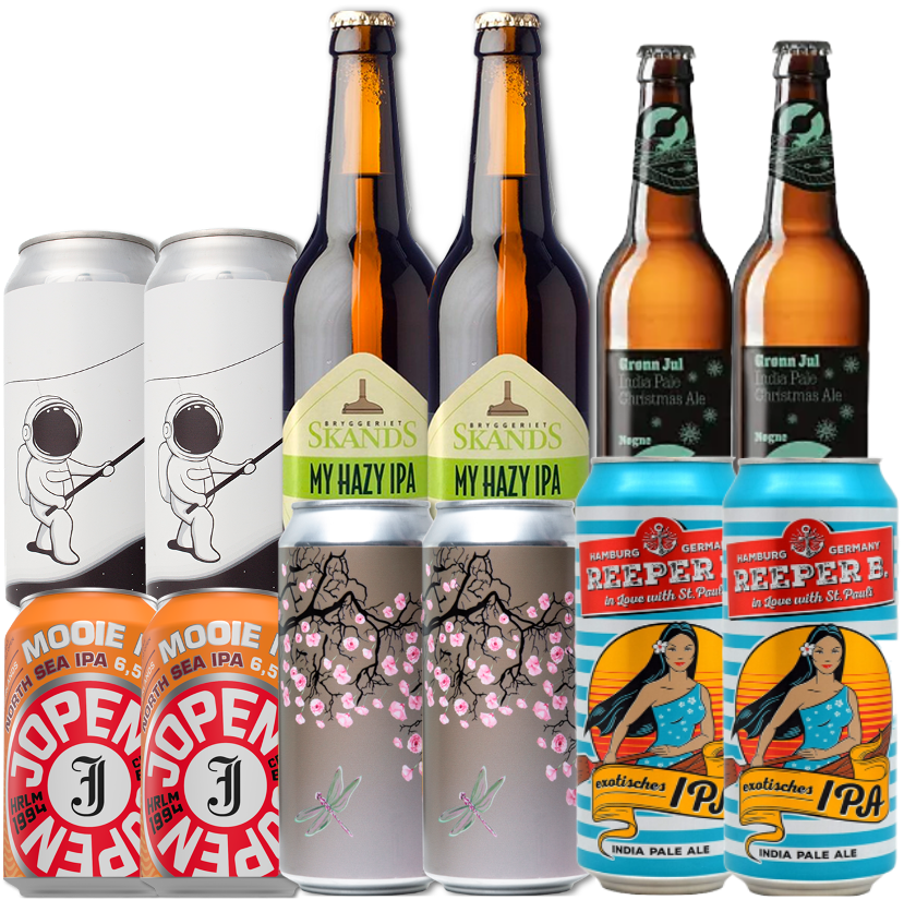 IPA Mix Smagekasse (12 stk.) (Gns. 24,5 kr. pr. øl)