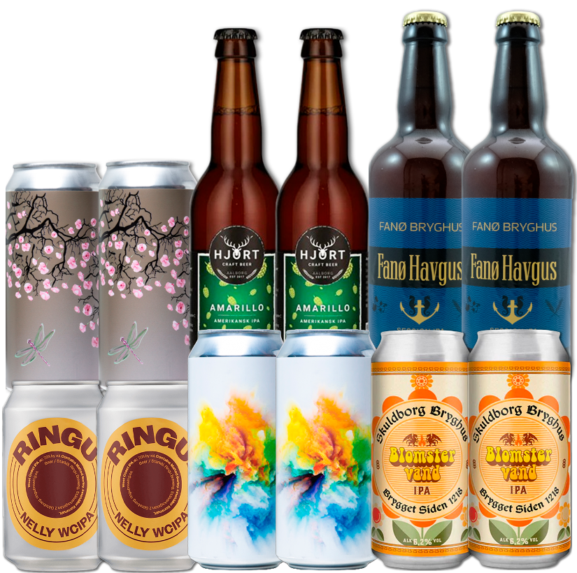 IPA Mix Smagekasse (12 stk.) (Gns. 22,5 kr. pr. øl)