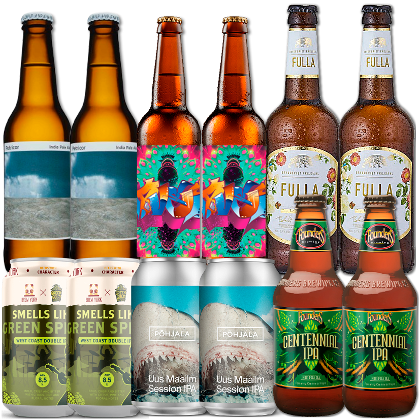 IPA Mix Smagekasse (12 stk.) (Gns. 21,5 kr. pr. øl)