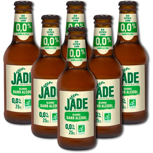 Brasserie Castelain - Jade Bio Blonde 0,0 - Alkoholfri Pale Lager (6-Pack)