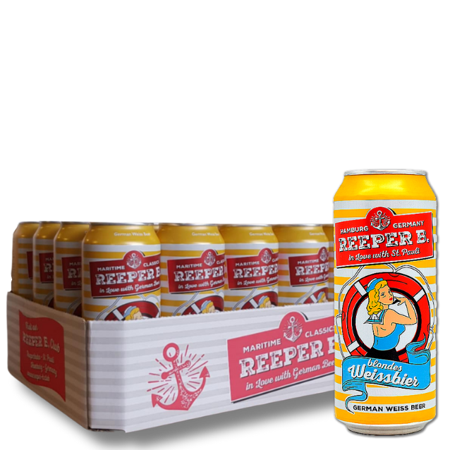 Reeper B. - Blondes Weissbier - 5,4% Hefeweizen (24 stk.)