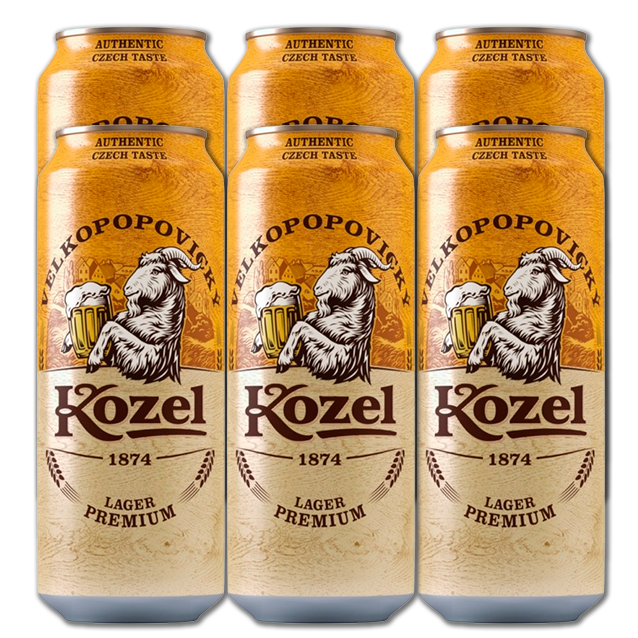 Kozel - Lager Premium - 4,6% Bohemian Pilsner (6 stk.)