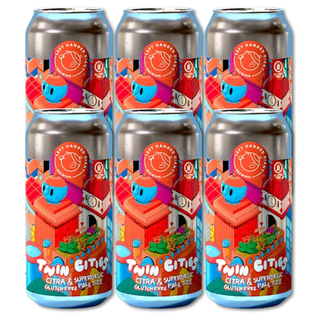 Left Handed Giant - Twin Cities: Citra & Superdelic - 5,2% Glutenfri Pale Ale