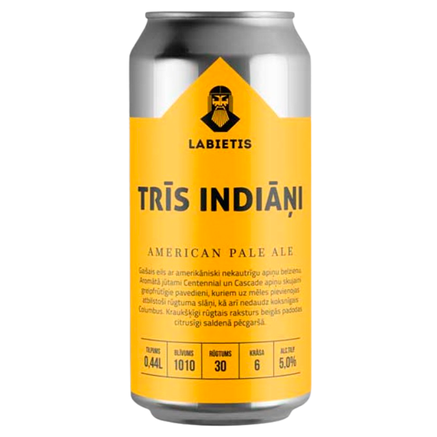 Labietis - Trīs indiāņi - 5% American Pale Ale