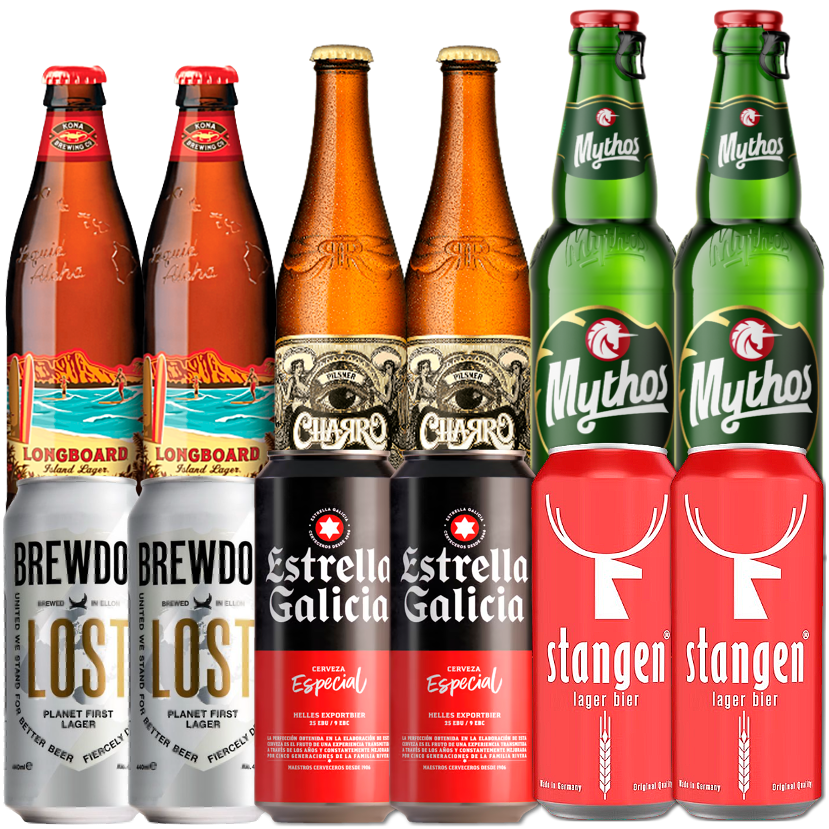 Lager/Pils Smagekasse (12 stk) (Gns. 16,5 kr. pr. øl)