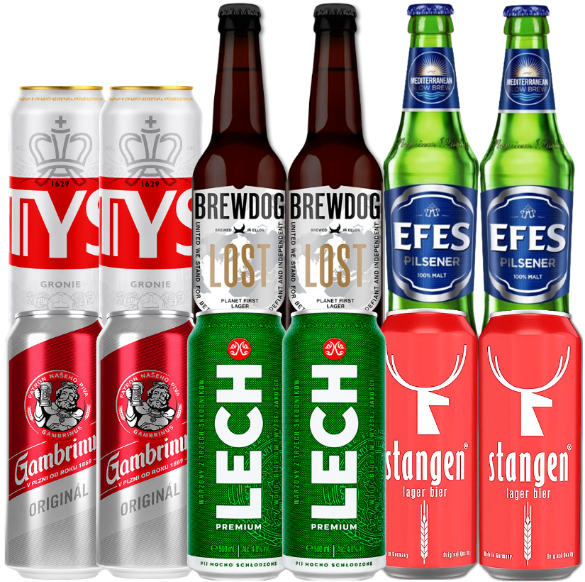 Lager/Pils Smagekasse (12 stk) (Gns. 16,5 kr. pr. øl)
