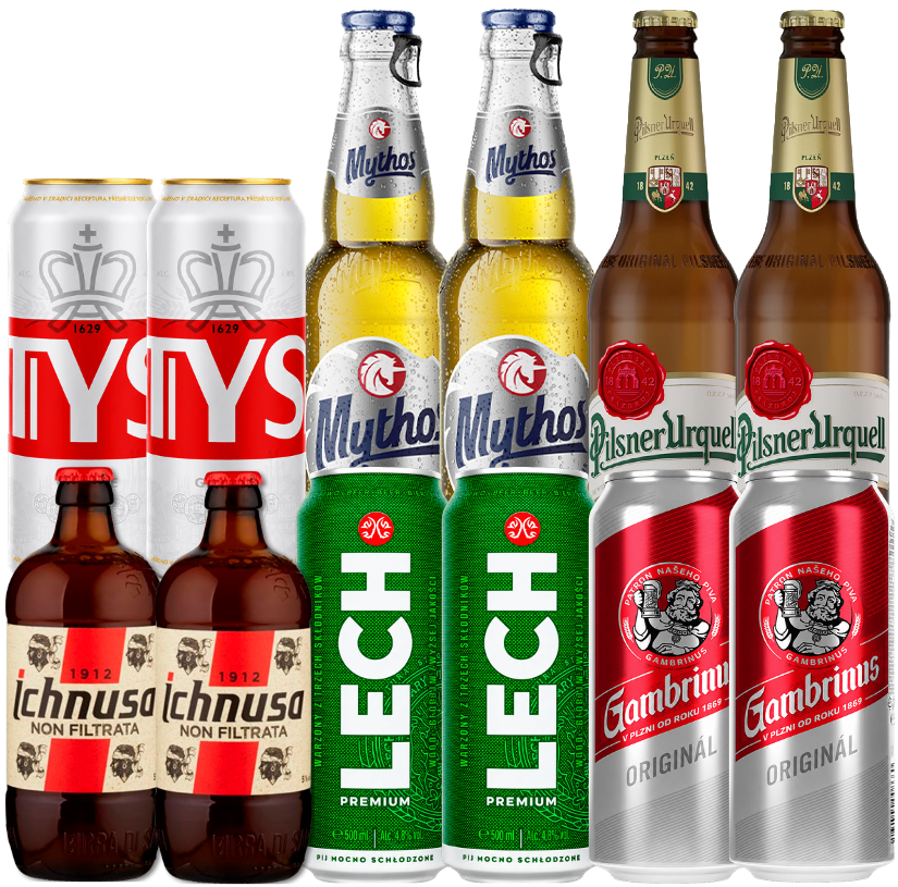 Lager/Pils Smagekasse (12 stk) (Gns. 16,5 kr. pr. øl)