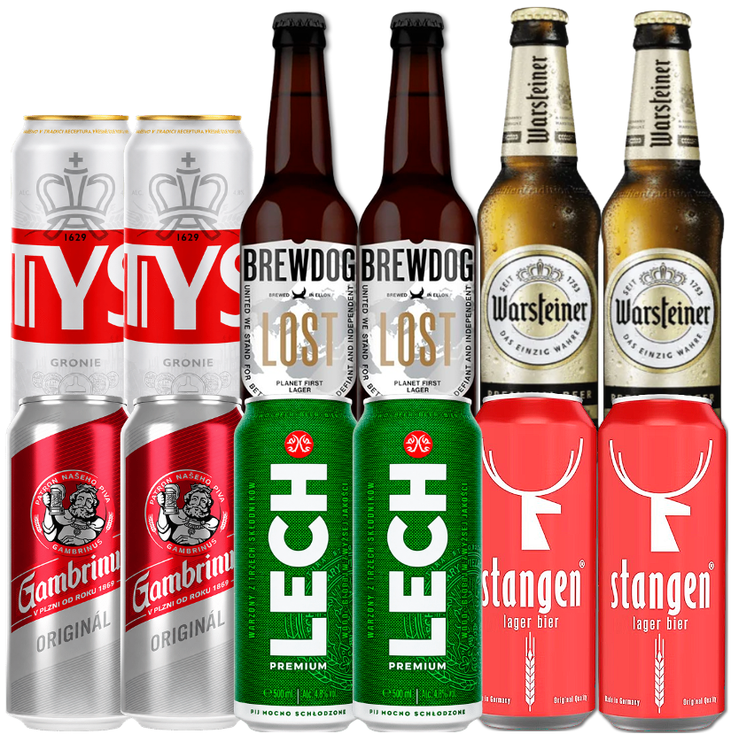 Lager/Pils Smagekasse (12 stk) (Gns. 16,5 kr. pr. øl)
