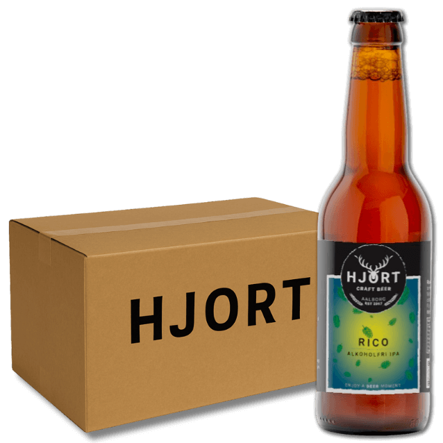 Hjort Beer - Rico - 0,5% Alkoholfri IPA (24 stk.)