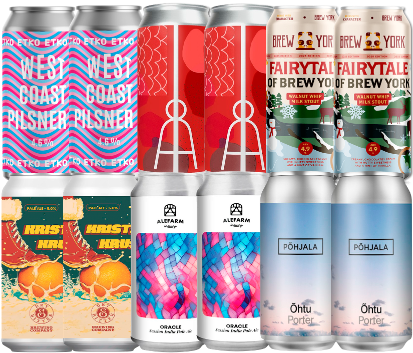 Månedens "Plus" Smagekasse (12 stk.) (Gns. 32,5 kr. pr. øl)