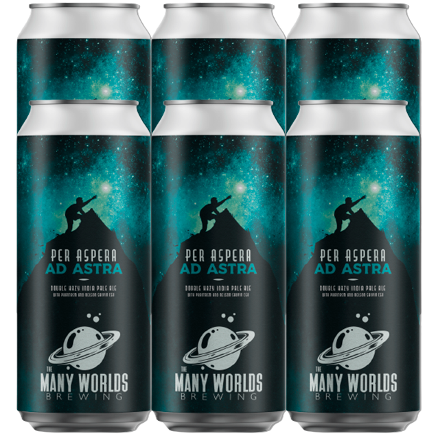 Many Worlds - Per Aspera Ad Astra - Double New England IPA (6-Pack)