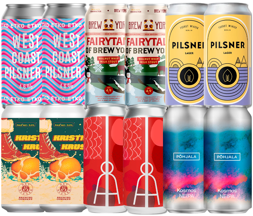 Månedens "Plus" Smagekasse (12 stk.) (Gns. 32,5 kr. pr. øl)