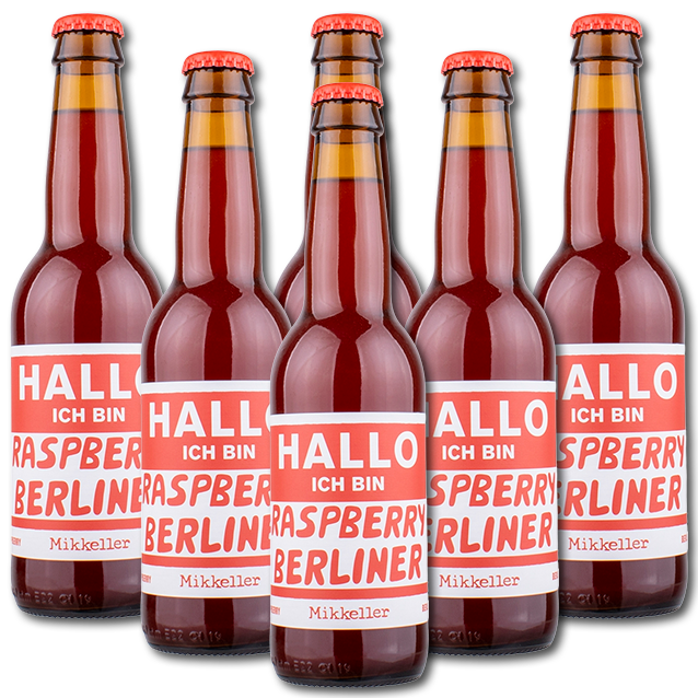 Mikkeller - Hallo Ich Bin Raspberry Berliner - 3,7% Fruited Berliner Weisse