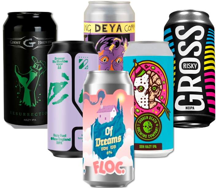 New England IPA Smagekasse (6 stk) (Gns. 44,75 Kr. Pr. Øl)