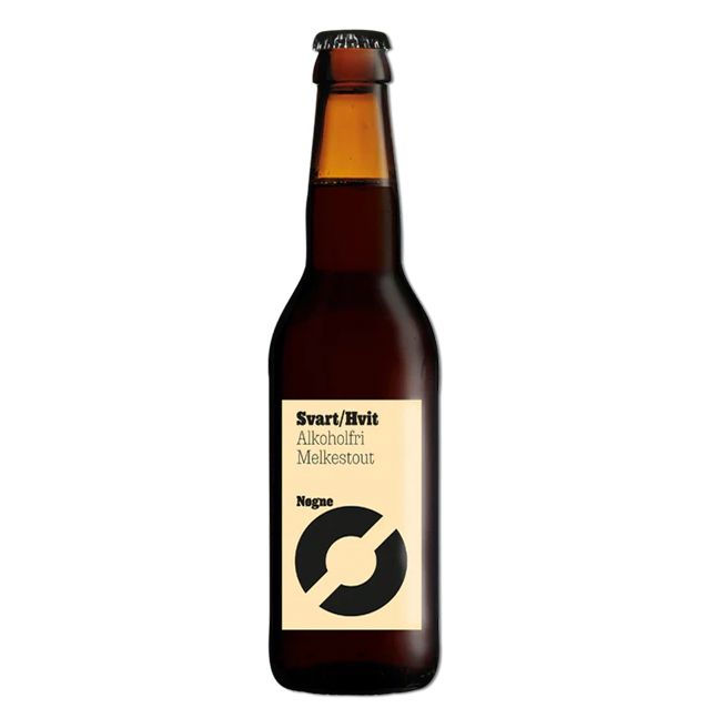 Nøgne Ø - Svart/Hvit - 0,0% Alkoholfri Milkstout