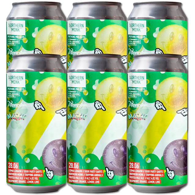 Northern Monk X Tripping Animals - Patrons Project: Sour Party Gary's - Fruited Pale Ale (6-Pack)