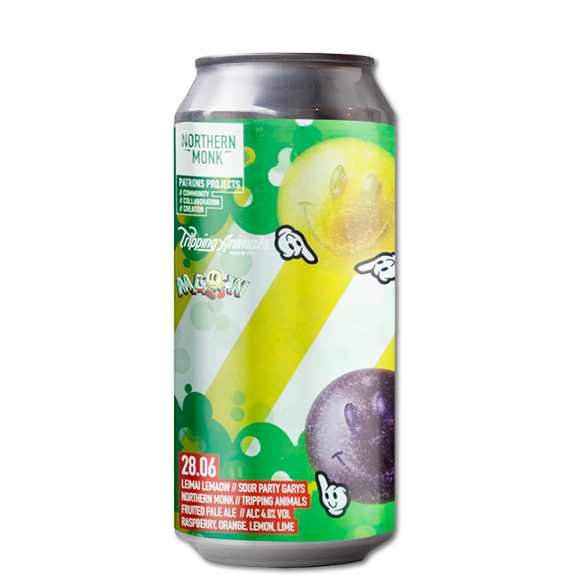 Northern Monk X Tripping Animals - Patrons Project: Sour Party Gary's - Fruited Pale Ale