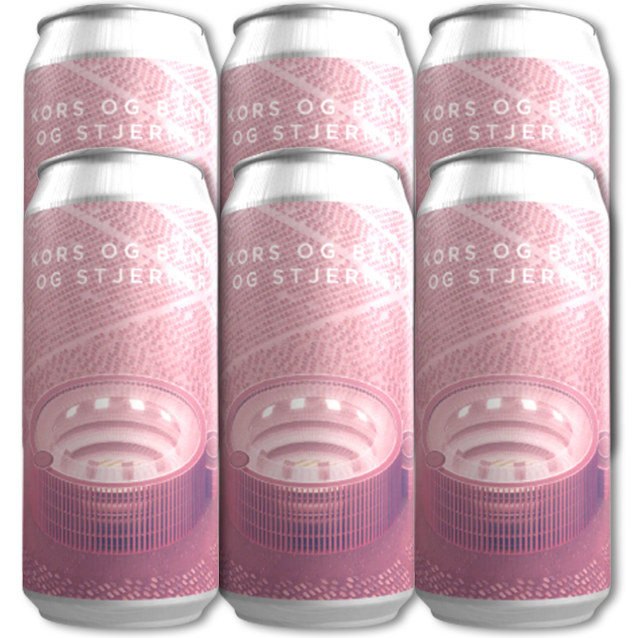 Ølsnedkeren - Kors Og Bånd Og Stjerner - New England Double IPA (6-Pack)