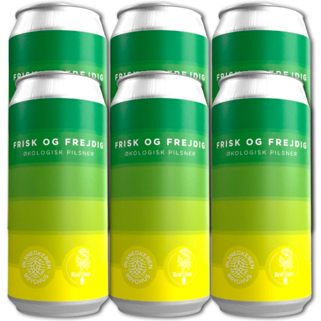 Ølsnedkeren - Frisk Og Frejdig - Økologisk Pilsner (6-Pack)