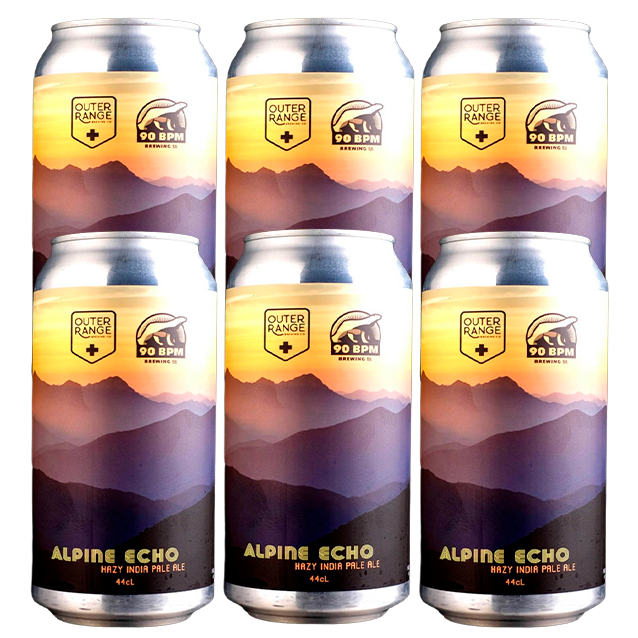 Outer Range x 90 BPM - Alpine Echo - 6,7% New England IPA