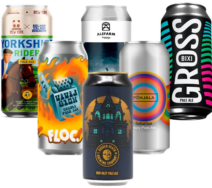 Pale Ale Smagekasse (6 stk.) (Gns. 37,5 Kr. Pr. Øl)