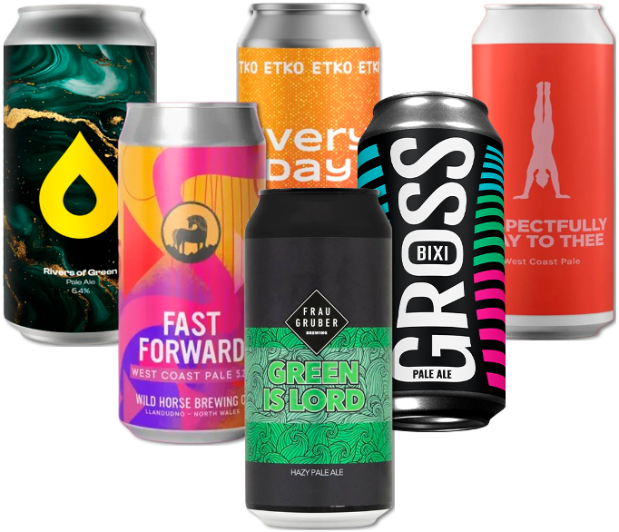 Pale Ale Smagekasse (6 stk.) (Gns. 37,5 Kr. Pr. Øl)