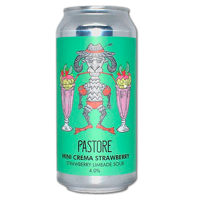 Pastore - Mini Crema Strawberry - 4% Smoothie Sour