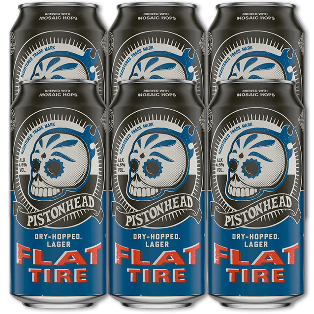 Pistonhead - Flat Tire - Pale Lager (6-Pack - 44 cl.)