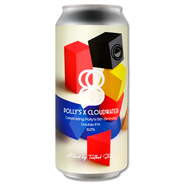 Polly's x Cloudwater - 8th Birthday Double IPA - 8,2% New England Double IPA