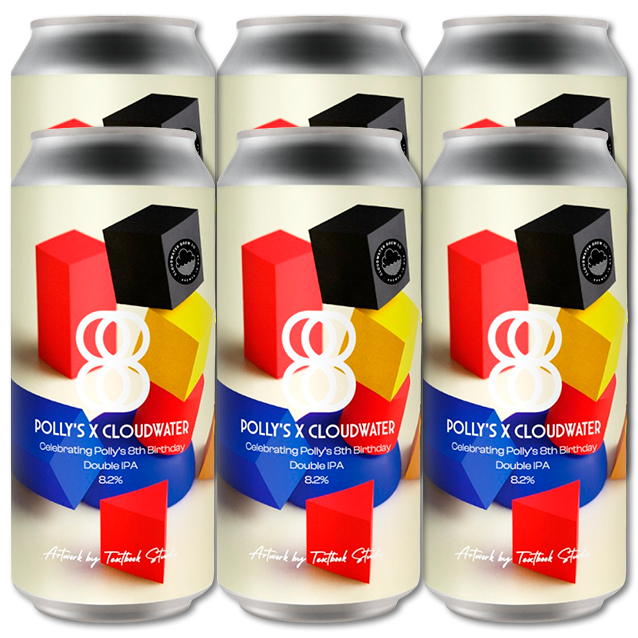 Polly's x Cloudwater - 8th Birthday Double IPA - 8,2% New England Double IPA