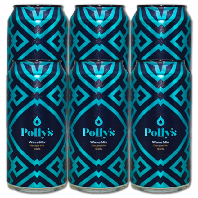 Polly's - Wave Mix - 8% New England Double IPA