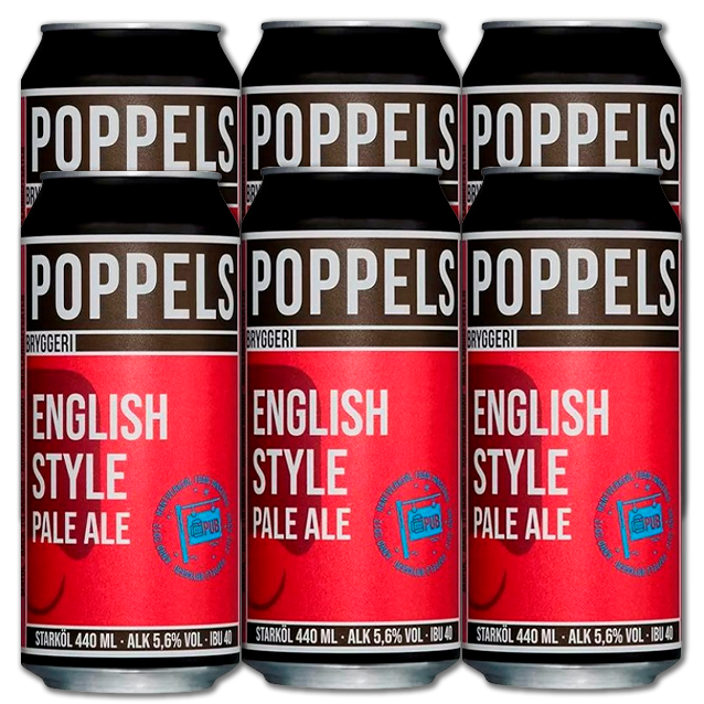 Poppels - English Style Pale Ale - 5,6% English Pale Ale