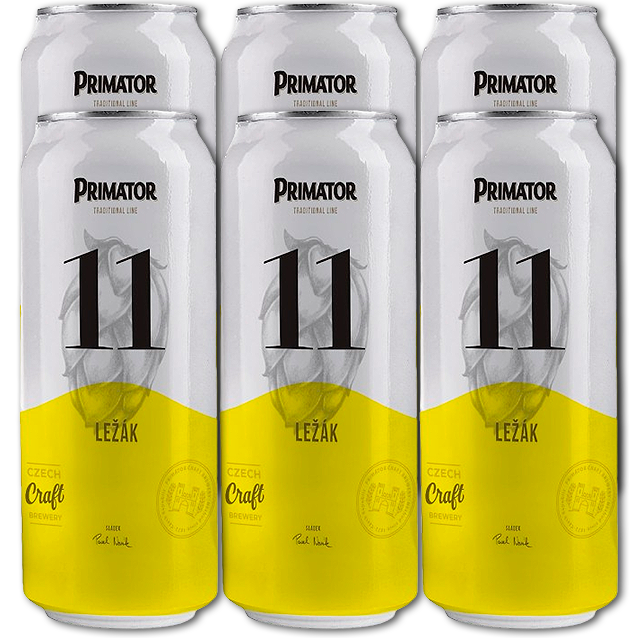 Primator - 11 Ležák - Bohemian Pilsner ( DÅSE | 6-Pack)