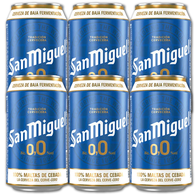 San Miguel - 0,0% - Alkoholfri Lager (6-Pack)