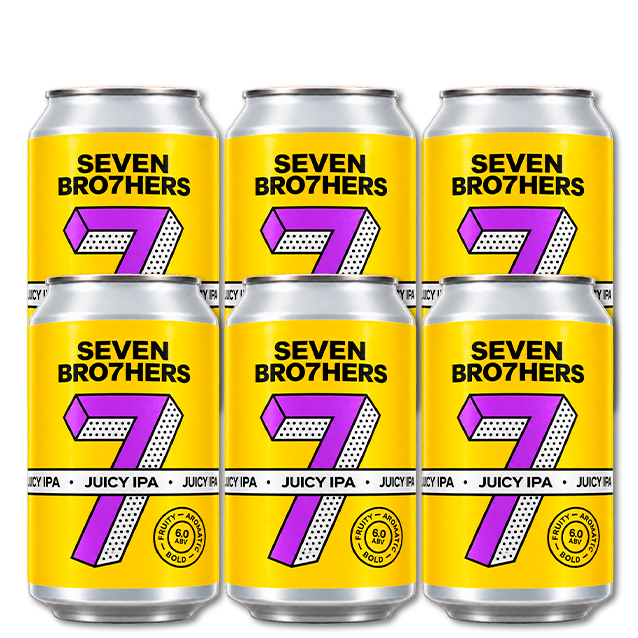 Seven Bro7hers - Juicy IPA - 6% New England IPA