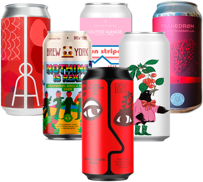 Sour Smagekasse (6 stk)(Gns. 41,5 Kr. Pr. Øl)