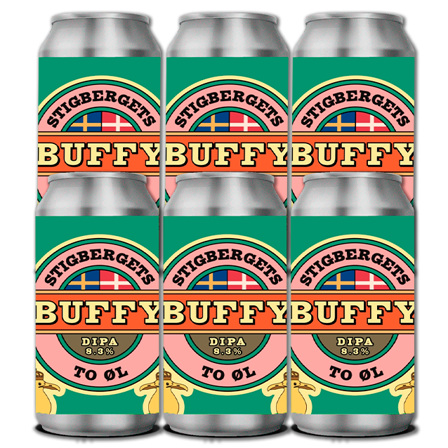 Stigbergets x To Øl - Buffy - 8,3% New England Double IPA