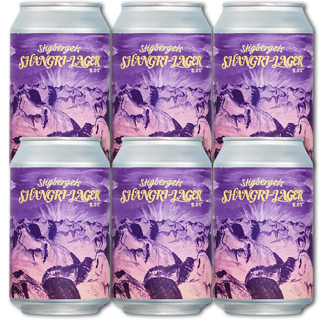Stigbergets - Shangri-Lager - Helles Lager (6-Pack) (Gns. 16 Kr. Pr. Øl)