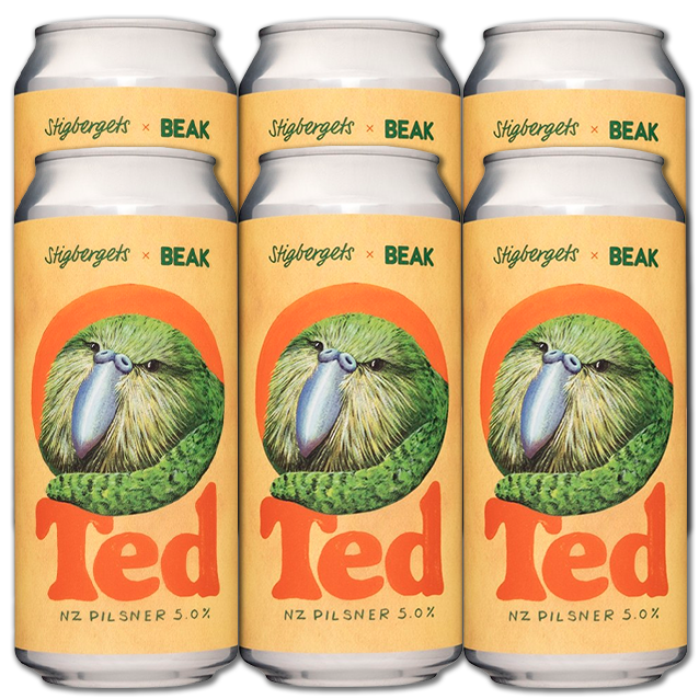 Stigbergets X Beak - Ted - 5% NZ Pilsner
