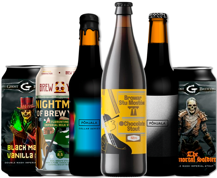 Stout Smagekasse (6 stk.)(Gns. 49,75 Kr. pr. øl)