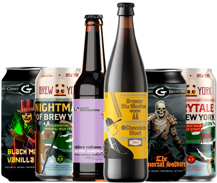 Stout Smagekasse (6 stk.)(Gns. 49,75 Kr. pr. øl)