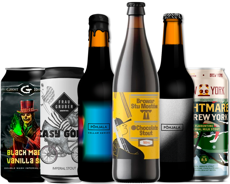 Stout Smagekasse (6 stk.)(Gns. 49,75 Kr. pr. øl)