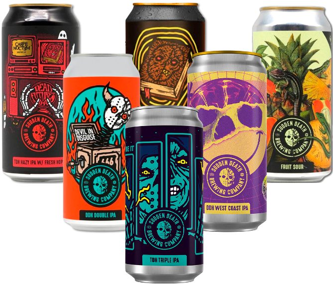 Sudden Death Smagekasse (6 stk.)(Gns. 44,75 kr. pr. øl)