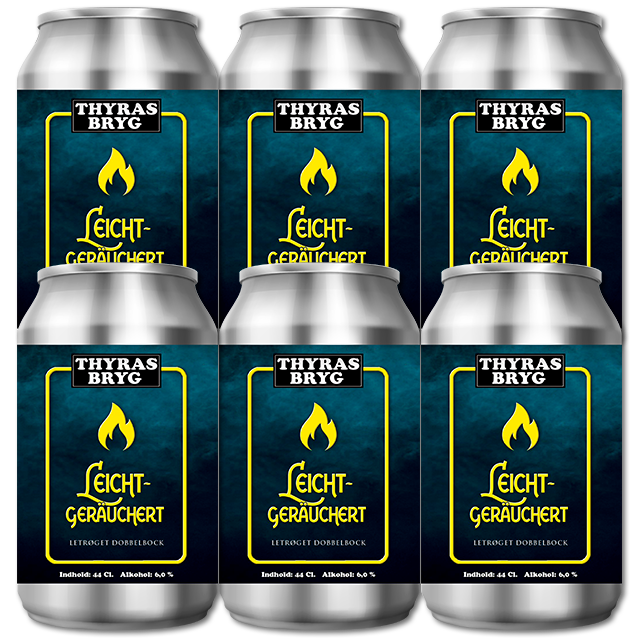 Thyras Bryg - Leichtgeräuchert - Røget Dobbeltbock (6-Pack)