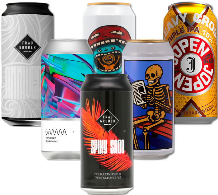 Triple IPA Smagekasse (6 stk.)(Gns. 58 kr. pr. øl)