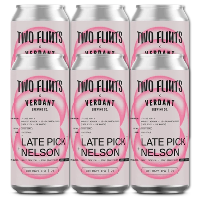 Two Flints x Verdant - Late Pick: Nelson - 7%New England IPA