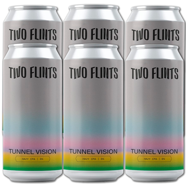 Two Flints - Tunnel Vision - 6%New England IPA