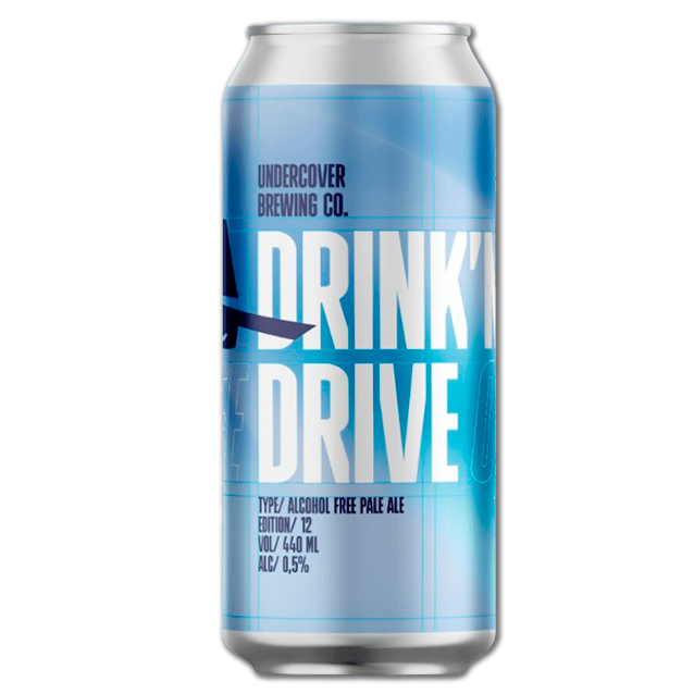 Undercover Brewing - Drink'n Drive - 0,5% Alkoholfri Pale Ale